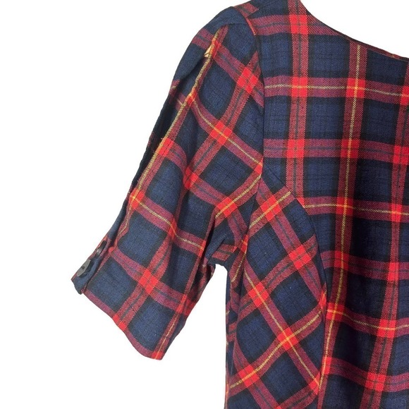 Royal Monk Flannel Swing Dress Size US 6 Small UK 10 - Picture 5 of 10